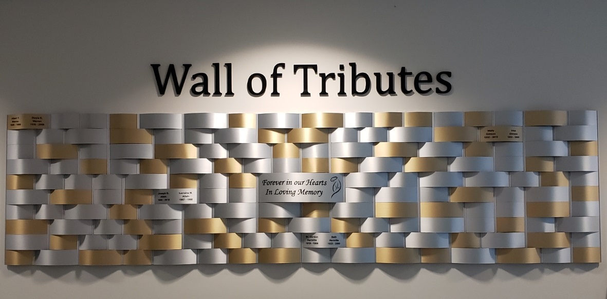 Tribute Wall and In Memory Donations
