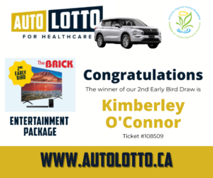 Read more about the article Kimberley O’Connor wins Second Early Bird Prize in Auto Lotto!