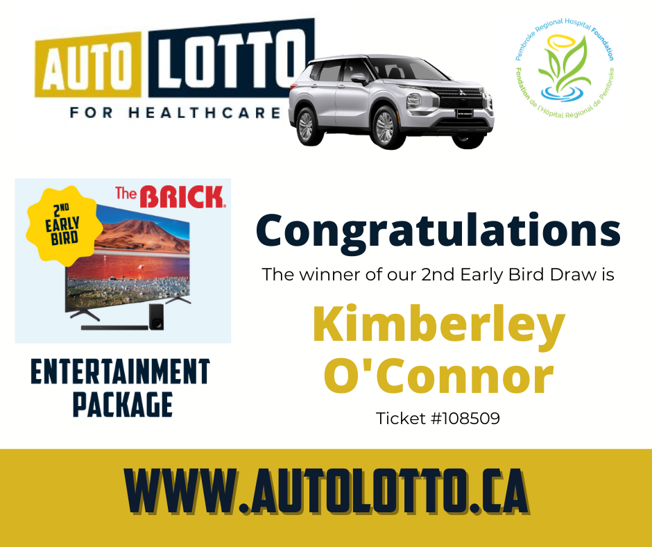 You are currently viewing Kimberley O’Connor wins Second Early Bird Prize in Auto Lotto!