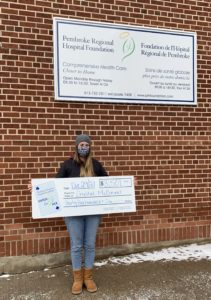 Pembroke Regional Hospital Foundation Catch the Ace Weekly Winner 23 Crystal McDonald