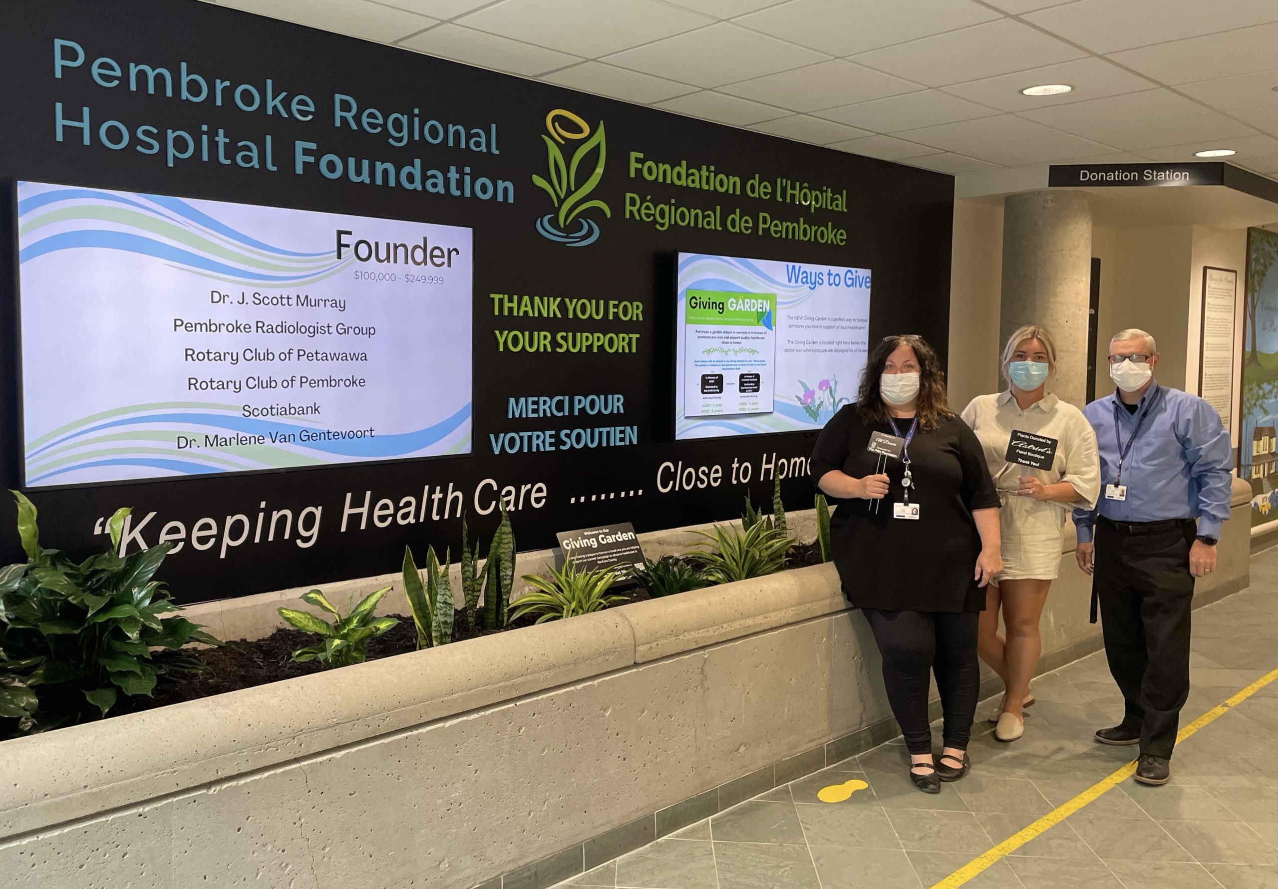 Pembroke Regional Hospital Foundation Launches New Giving Garden