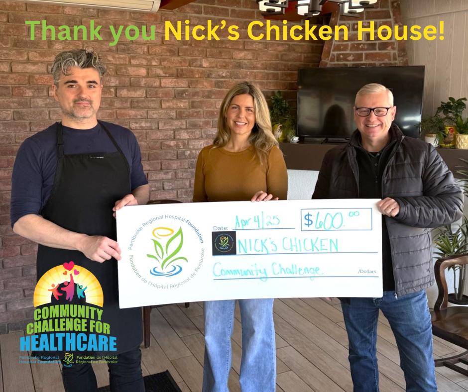 Community Challenge 2025 Chicken cheque post
