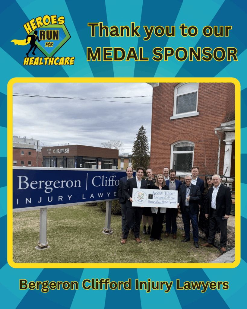 Heros Run Sponsor Bergeron post